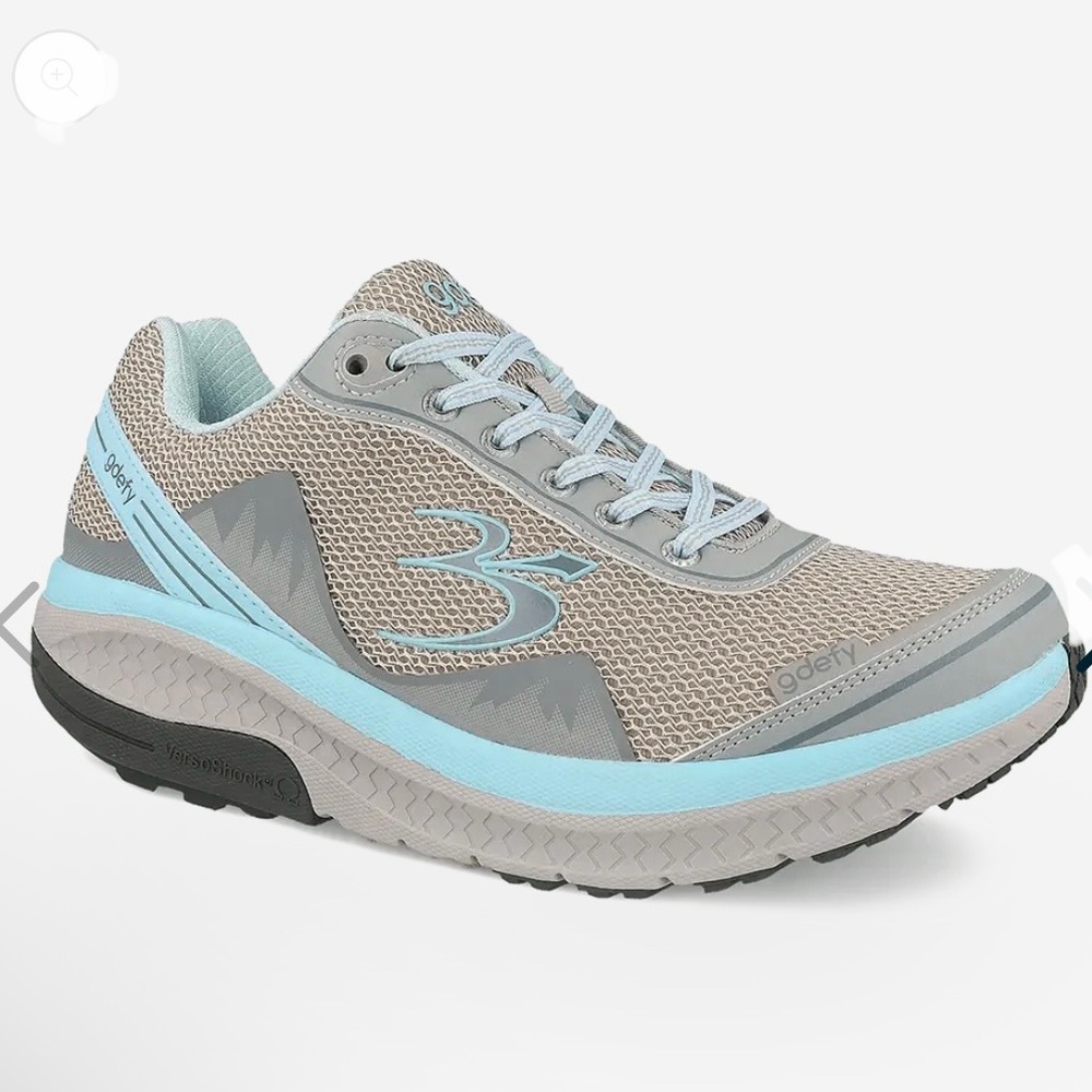 Gravity Defyer Women's Mighty Walk Bluegray athletic shoes, size 9